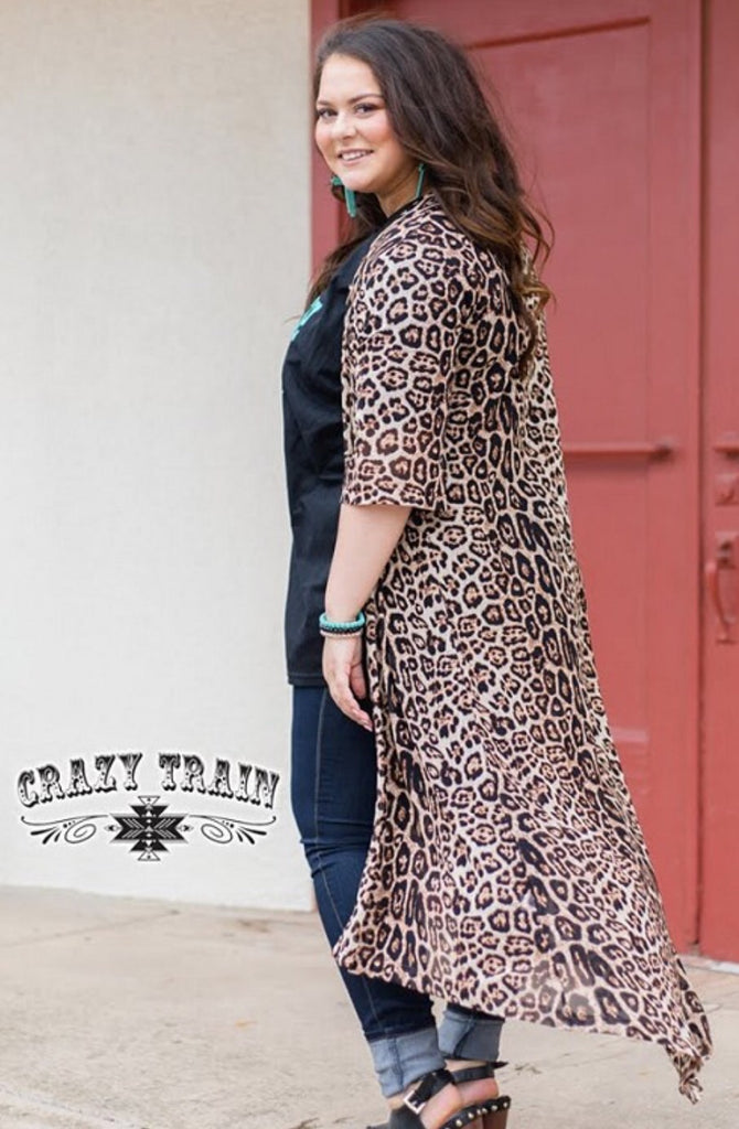 Crazy Train Leopard Duster